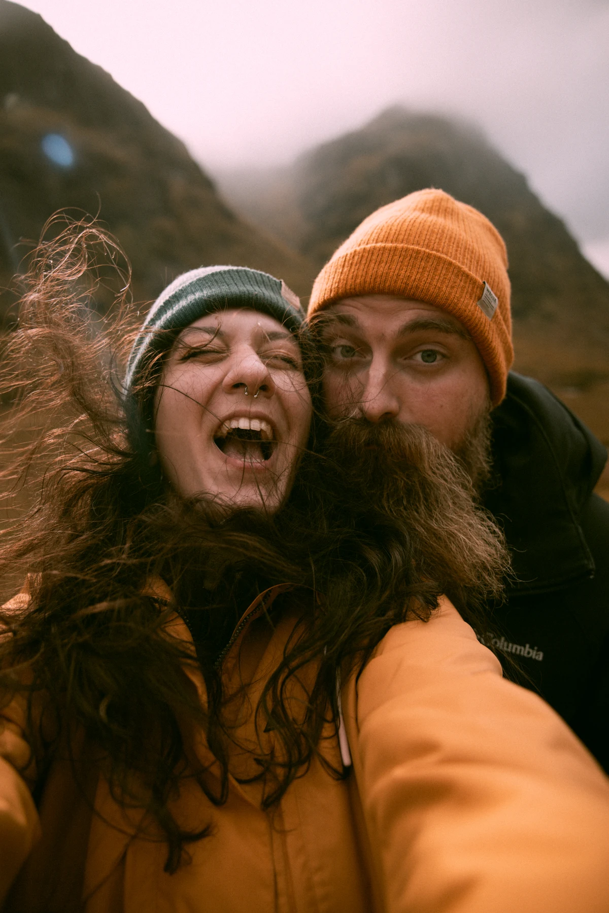 Vasilis and partner on the road